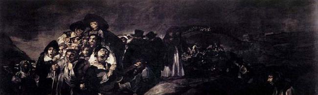 Francisco de goya y Lucientes A Pilgrimage to San Isidro oil painting image